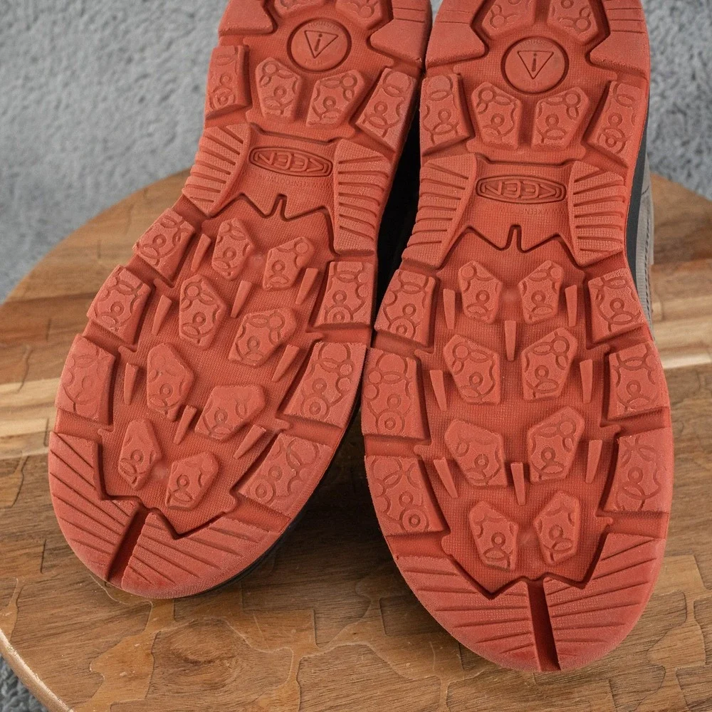 KEEN Z9519‎ Kids Brown Youth Redwood Mid WP Boot Size US 4 EU 36